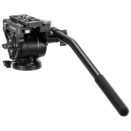 Leofoto BV-10L 60mm Base Lever Release Video Fluid Head with Arca PU-90 Plate