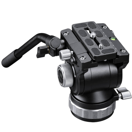 Leofoto BV-15 70mm Base Fluid Video Head with Arca PU-130D Plate