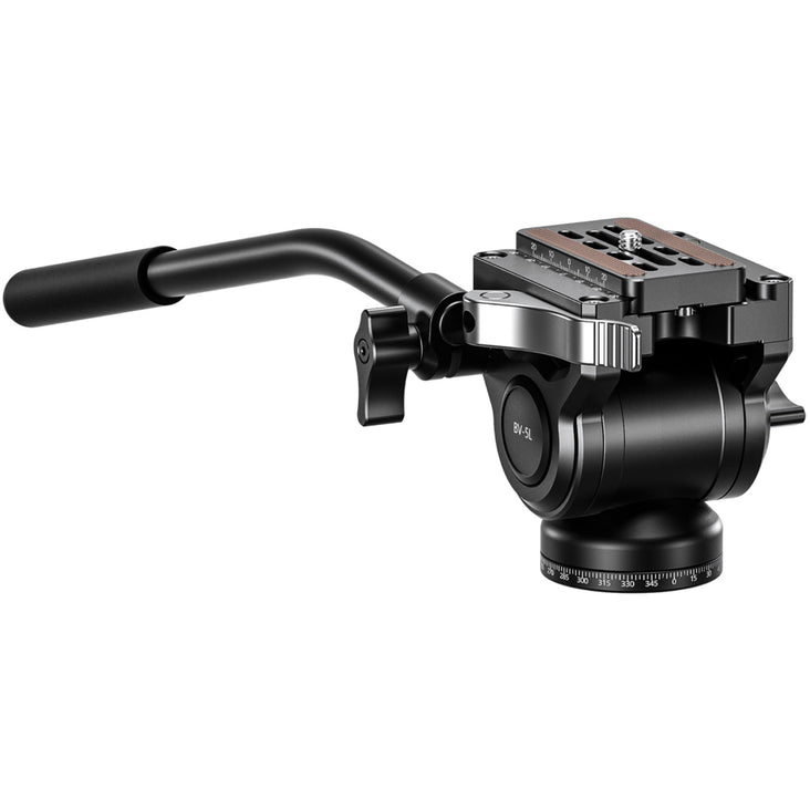 Leofoto BV-5L 50mm Base Fluid Video Head with Arca QP-70N Plate