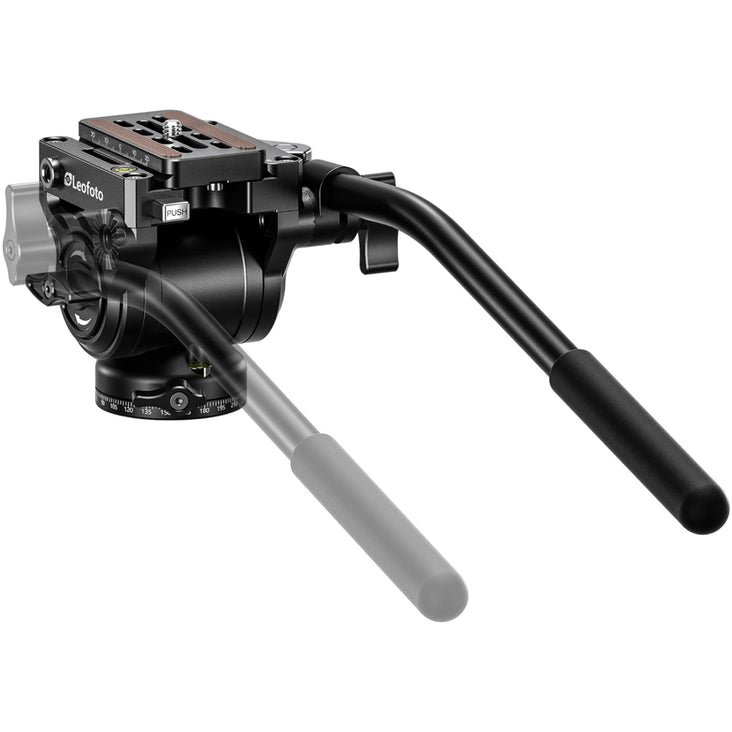 Leofoto BV-5L 50mm Base Fluid Video Head with Arca QP-70N Plate
