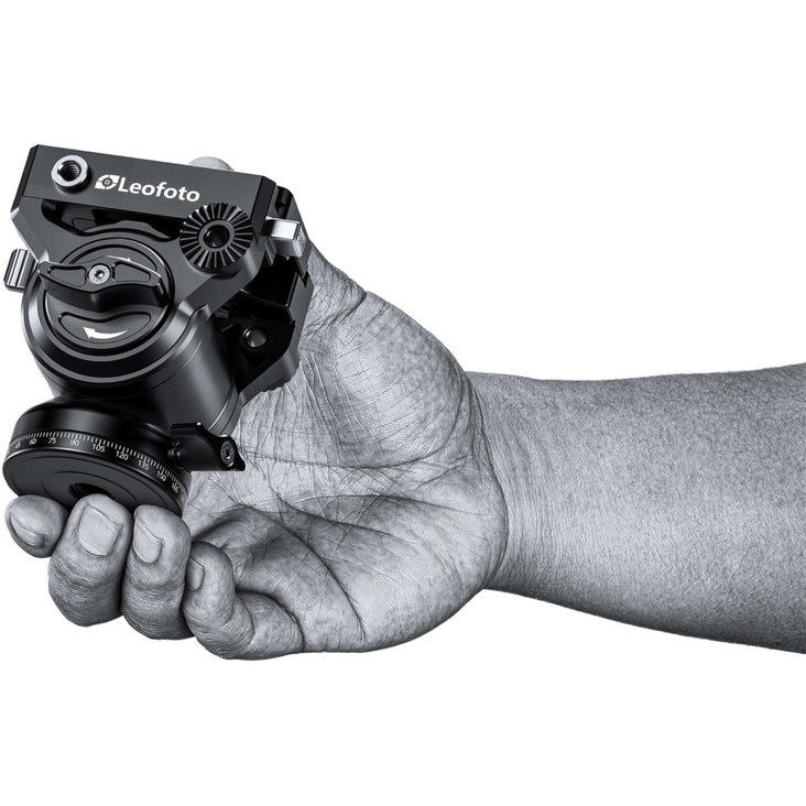 Leofoto BV-5L 50mm Base Fluid Video Head with Arca QP-70N Plate