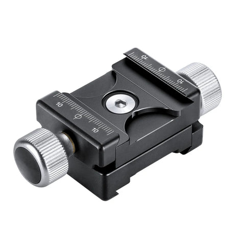 Leofoto DDC-38 38mm Bidirectional and Subtend Double Clamp with BPL-50N Plate