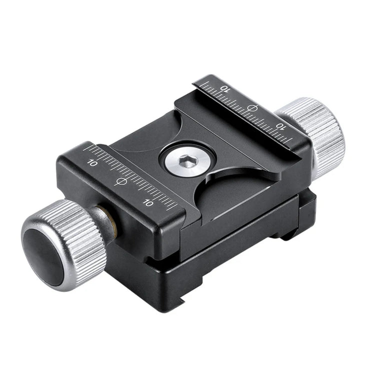 Leofoto DDC-38 38mm Bidirectional and Subtend Double Clamp with BPL-50N Plate