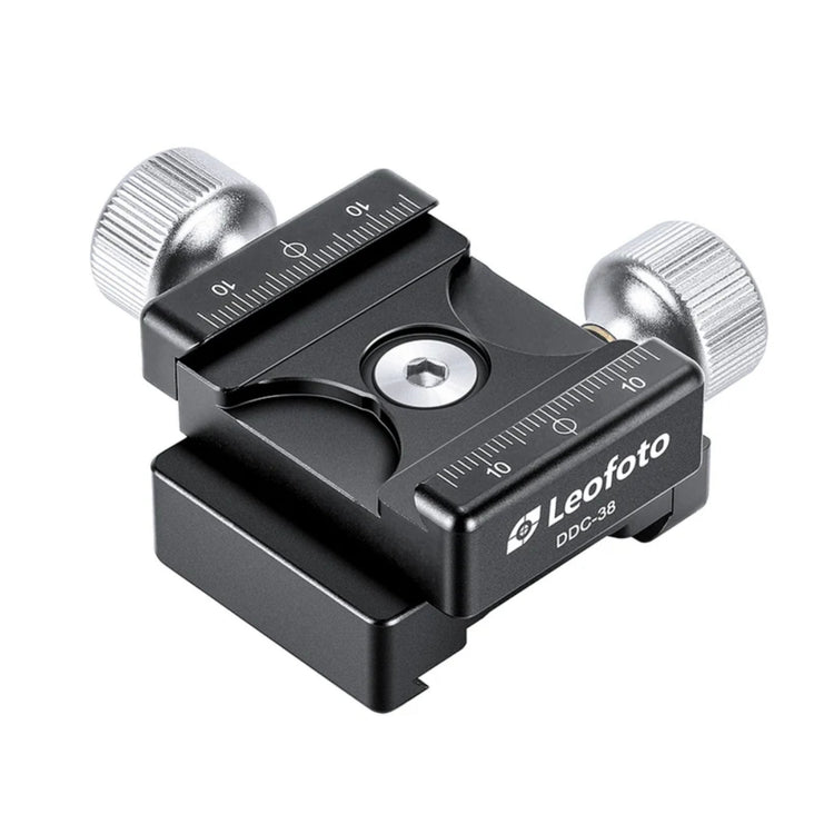 Leofoto DDC-38 38mm Bidirectional and Subtend Double Clamp with BPL-50N Plate