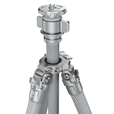 Leofoto LG-284C Silver 4 Section Water Resistant Carbon Fibre Tripod with LH-36R Ball Head