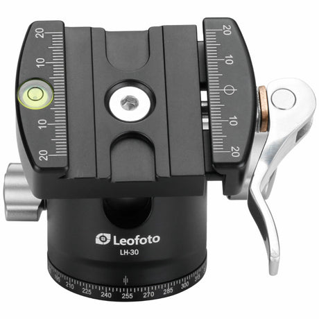 Leofoto LH-30LR 30mm Low Profile Ball Head with LR-50 Quick Release Lever Clamp and NP-50 Plate