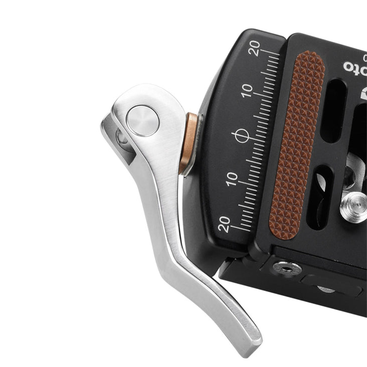 Leofoto LH-40LR 40mm Low Profile Ball Head with LR-50 Quick Release Lever Clamp and NP-50 Plate