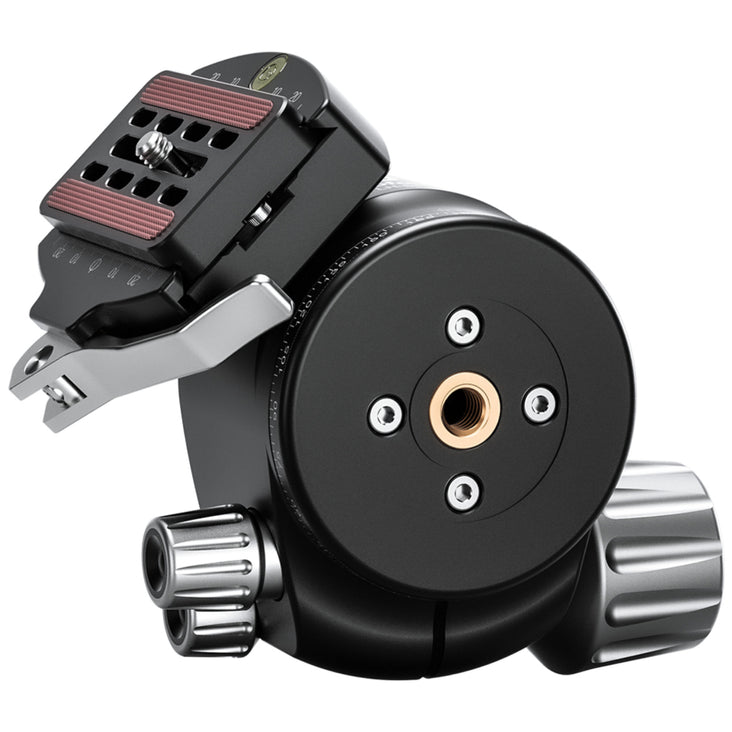 Leofoto LH-55LR 55mm Low Profile Ball Head with LR-70 Quick Release Lever Clamp and QP-70N Plate