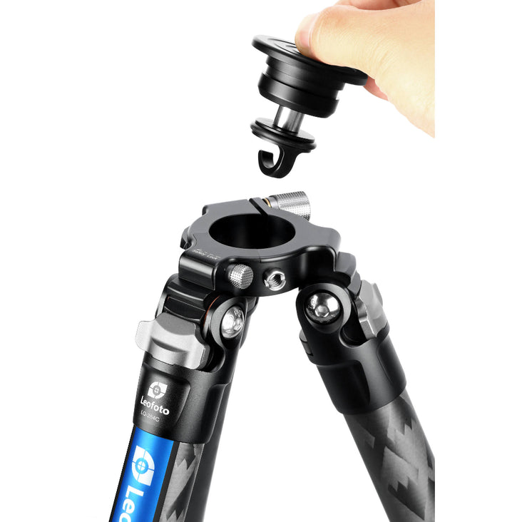 Leofoto LQ-324C Mr.Q Series 4 Section Carbon Fibre Tripod with LH-40LR (Lever Release) Ball Head