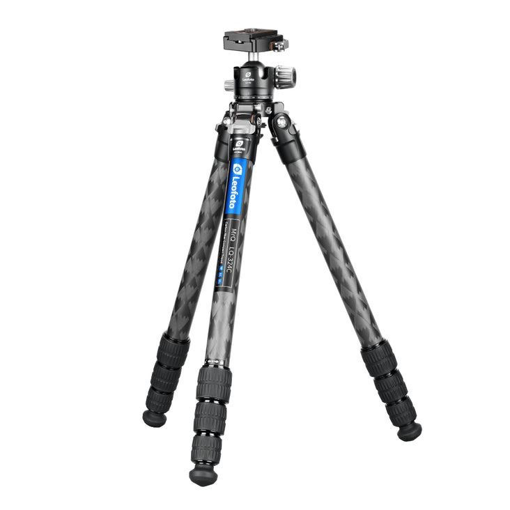 Leofoto LQ-324C Mr.Q Series 4 Section Carbon Fibre Tripod with LH-40LR (Lever Release) Ball Head