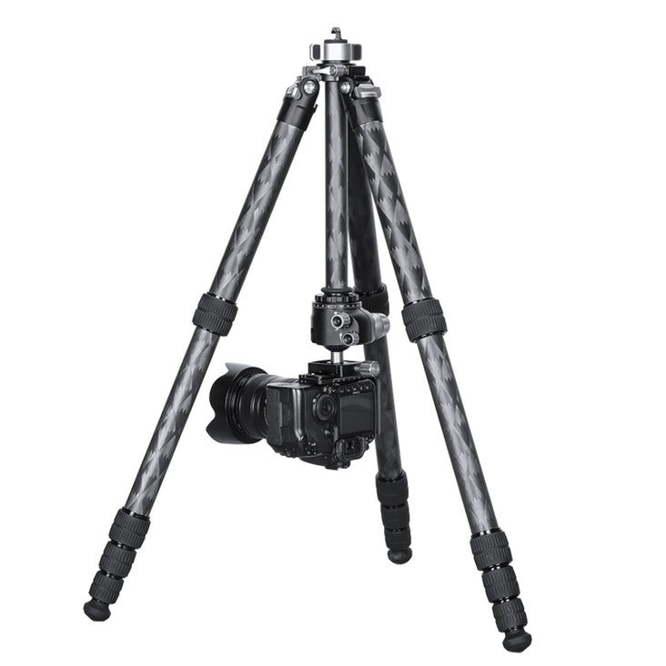 Leofoto LQ-365C Mr.Q Series 5 Section Carbon Fibre Tripod with LH-47LR (Lever Release) Ball Head