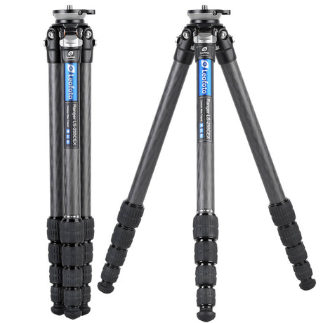 Leofoto LS-255CEX Ranger Levelling Base Series 5 Section Carbon Fibre Tripod