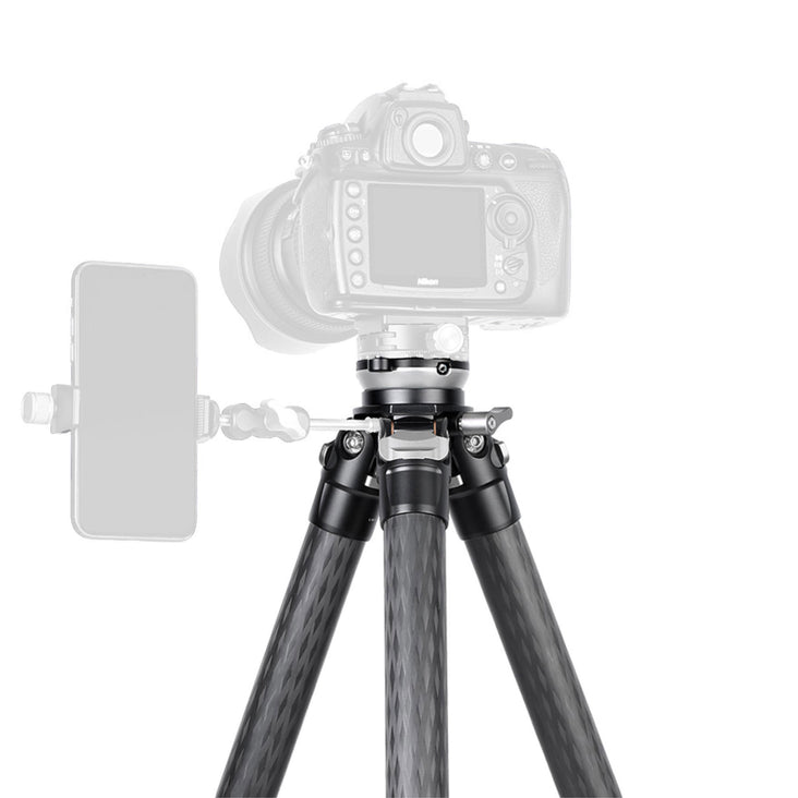 Leofoto LS-255CEX Ranger Carbon Fibre Tripod with BV-1R Fluid Video Head - Bundle