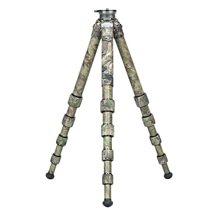 Leofoto LS-365CEX Ranger Levelling Base Series 5 Section Carbon Fibre Tripod - Camouflage