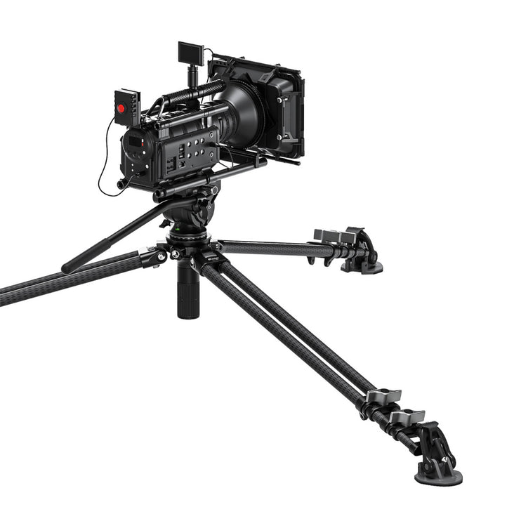 Leofoto LVC-193C Cinematic Video Series 3 Section Tripod with BV-10 Video Head