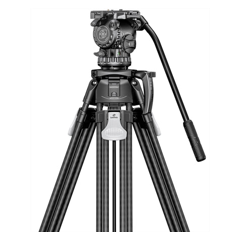 Leofoto LVF-163C+FH-20 Professional Carbon Fibre Video Tripod with FH-20 Video Fluid Head