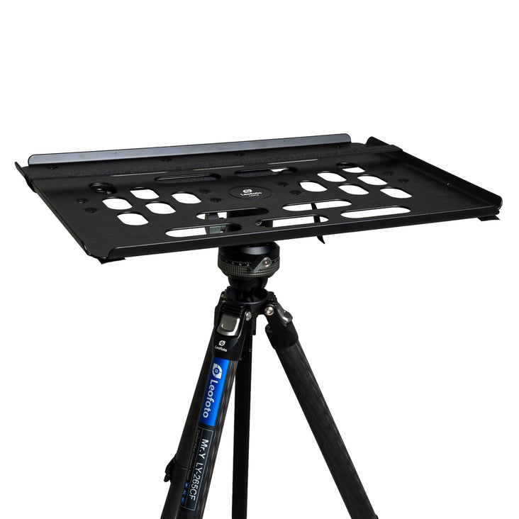 Leofoto Carbon 158cm Tripod & LCH-2 Laptop Tray Pro Portable Tether Station - Bundle