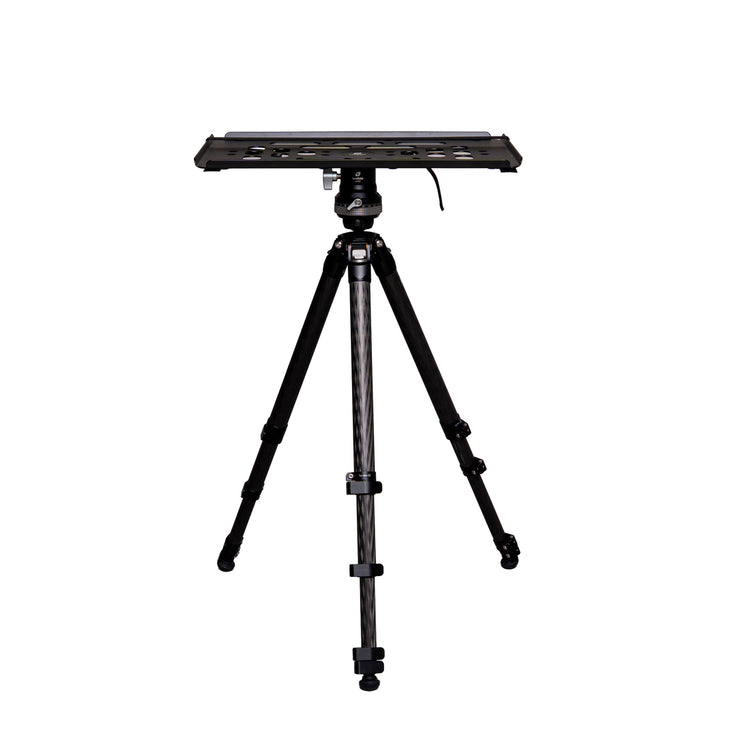 Leofoto Carbon 158cm Tripod & LCH-2 Laptop Tray Pro Portable Tether Station - Bundle
