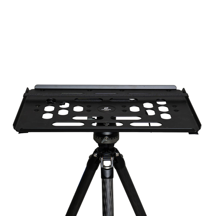 Leofoto Carbon 158cm Tripod & LCH-2 Laptop Tray Pro Portable Tether Station - Bundle