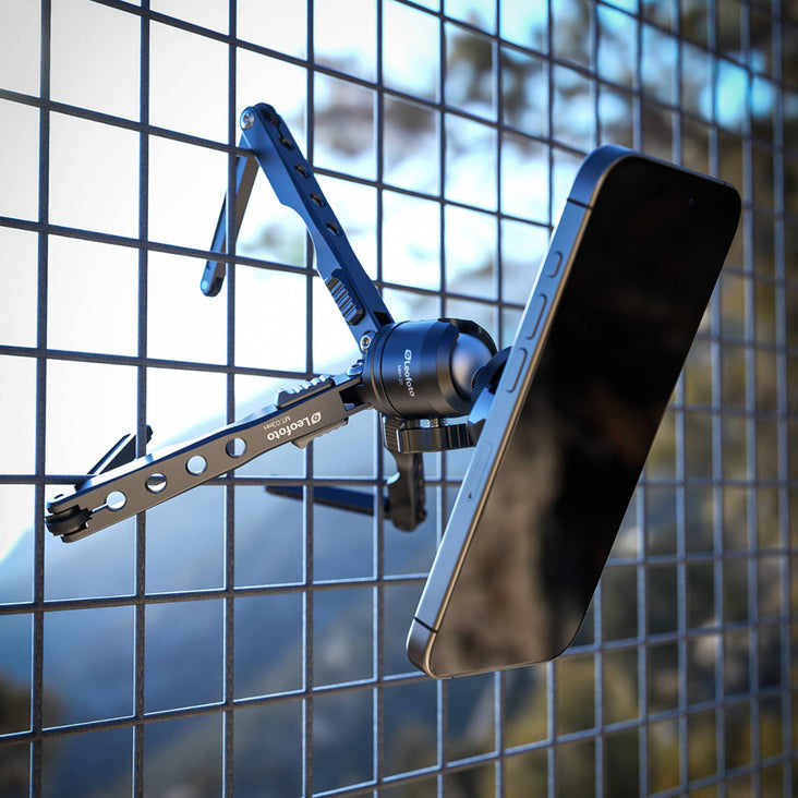 Leofoto MT-03 Mini Table Top 2 Section Tripod with MBH-20 Ball Head - Black