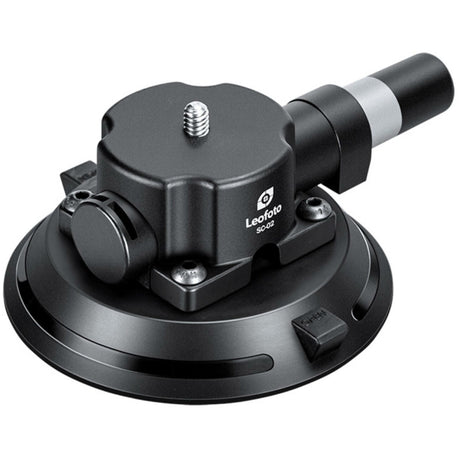 Leofoto SC-02 100mm Suction Cup with PC-90II and 93mm Magic Arm