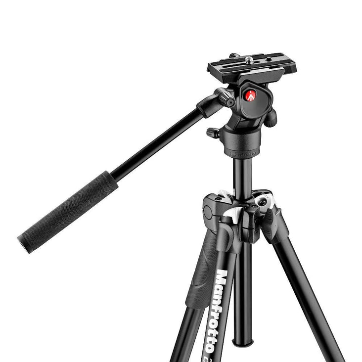 Manfrotto 290 Light Aluminium Tripod Kit with Befree Live Fluid Video Head (MK290LTA3-V)