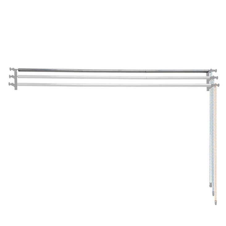 Spectrum Triple Roller Wall Mount Backdrop System + 3x Stainless Steel Crossbars - Bundle