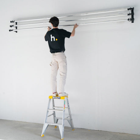Spectrum Stainless 300cm Steel Backdrop Crossbar for Paper and Vinyl  (Triple Set) - Bundle