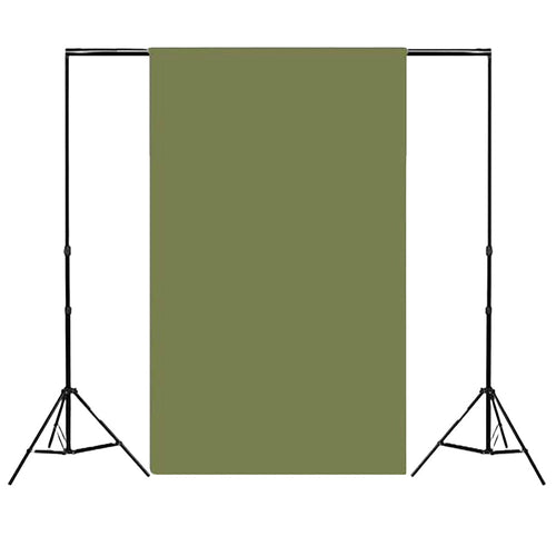 Military Green Paper Roll Photography Studio Backdrop Half Width (1.36 X 10m)