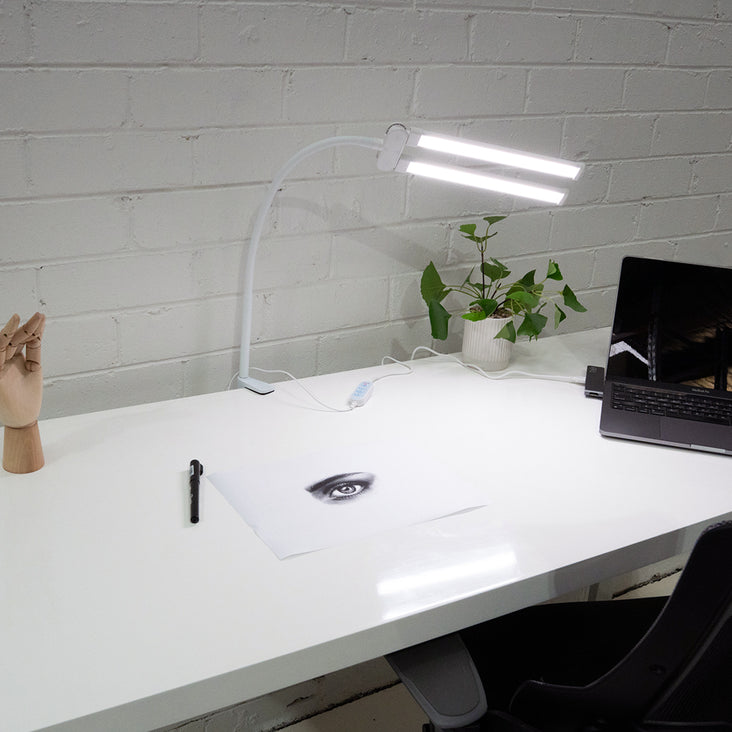 Spectrum 12" 'MINI ALLURELITE' LED Duo Lighting Kit Tabletop Lighting Kit - White