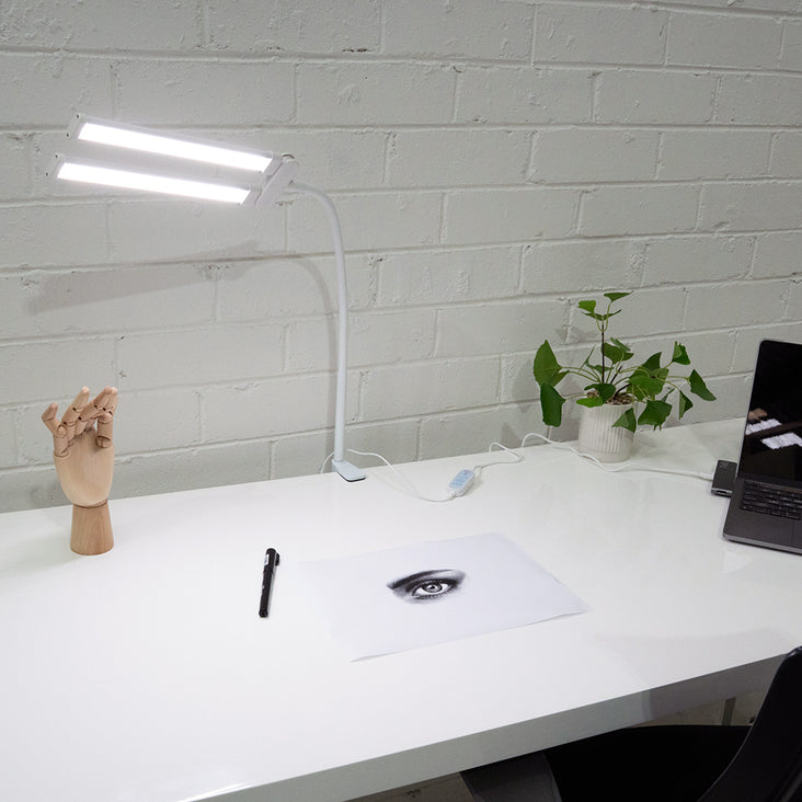 Spectrum 12" 'MINI ALLURELITE' LED Duo Lighting Kit Tabletop Lighting Kit - White