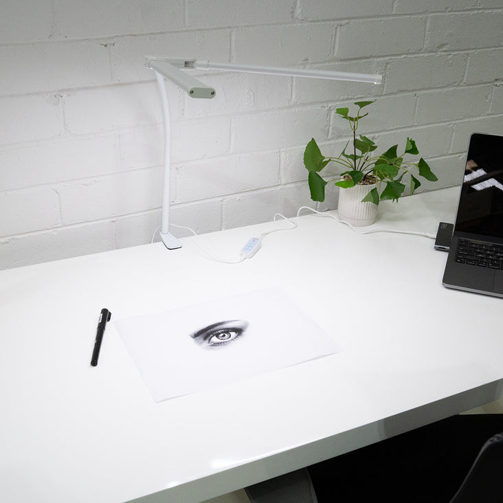 Spectrum 12" 'MINI ALLURELITE' LED Duo Lighting Kit Tabletop Lighting Kit - White