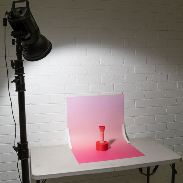 Spectrum PRINT.PROPS Styling Photography Prop - Cylinder - 100x100x60mm (Crimson Current Red)