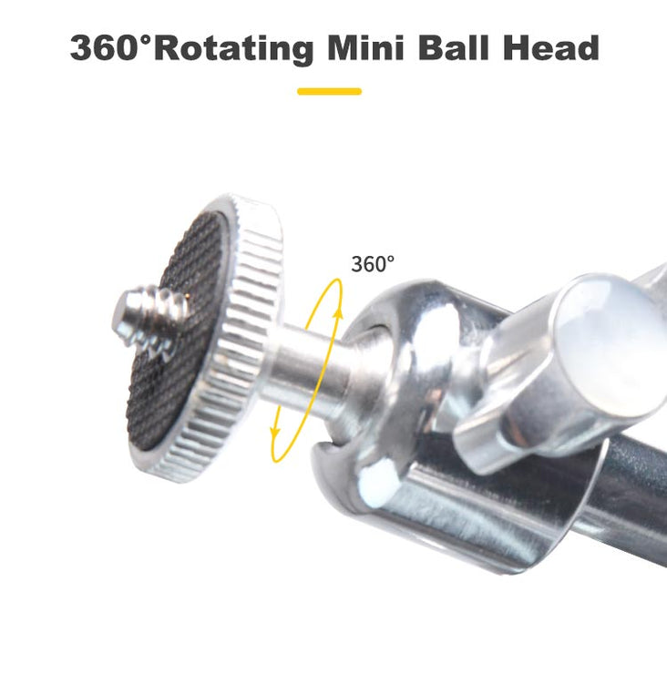 Mini Table Pocket C-Stand with Two Ball Heads