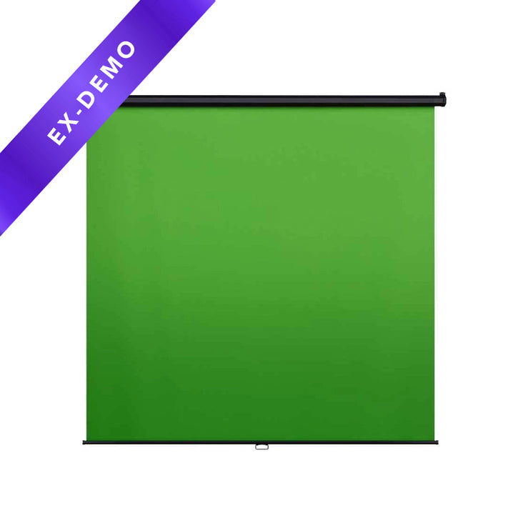 'Instant Studio' Mountable Pull Down Backdrop Screen- Chroma Key Green 180 x 200cm (DEMO)