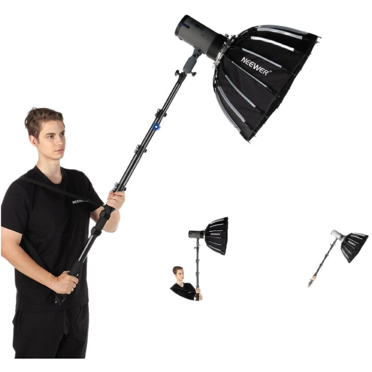 Neewer 230cm Boom Pole Stand with Screw Mount (5kg Weight Capacity)
