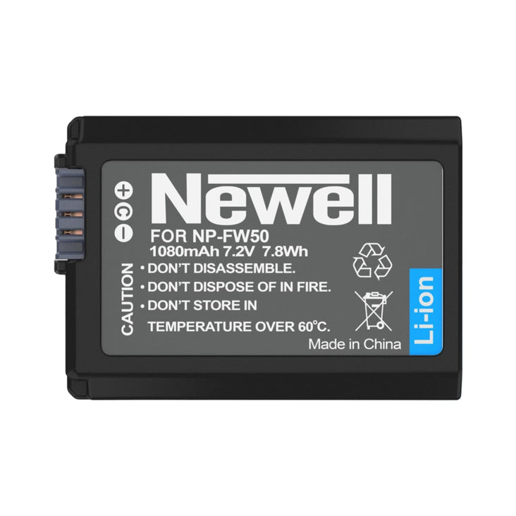 Newell Battery NP-FW50 for Select Sony Cameras