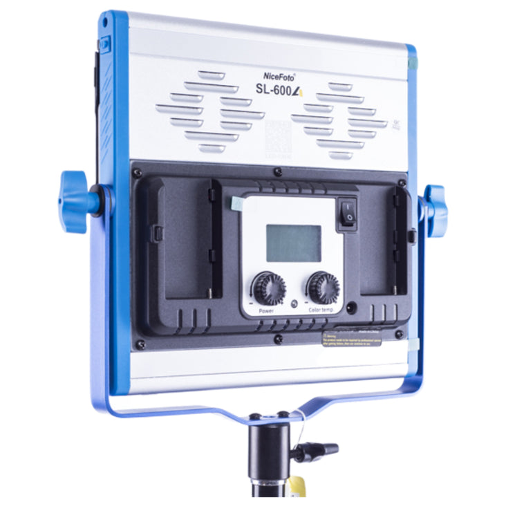 NiceFoto SL-600A Video LED Panel Light 30w Bi-Colour 3200K-6500K