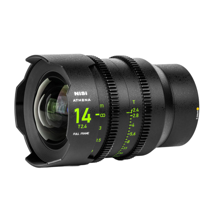 NiSi 14mm ATHENA Prime Full Frame Cinema Lens T2.4 (No Drop In Filter)