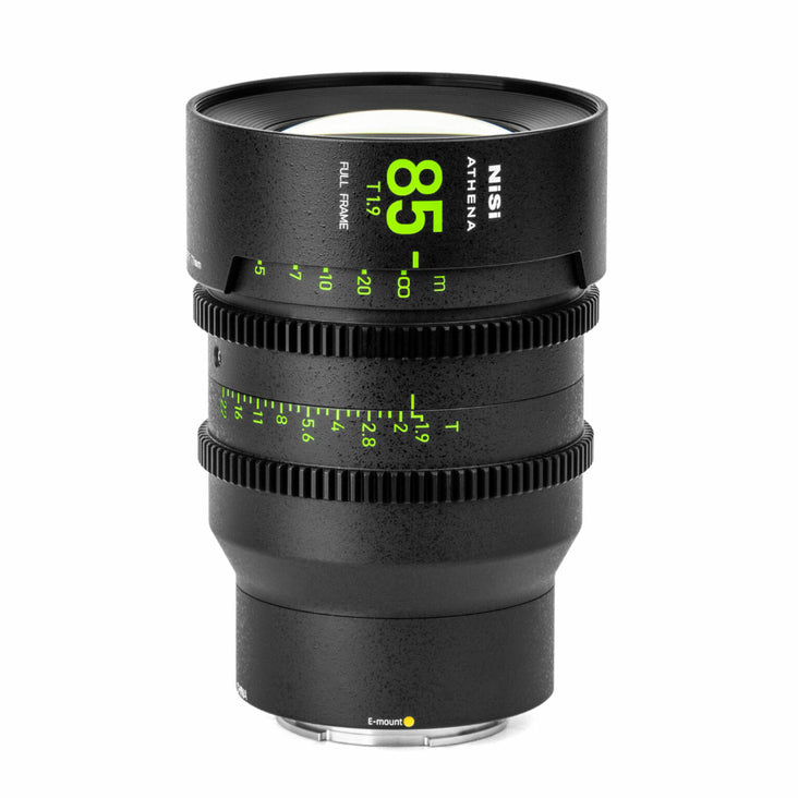 NiSi 85mm ATHENA Prime Full Frame Cinema Lens T1.9 (No Drop In Filter)