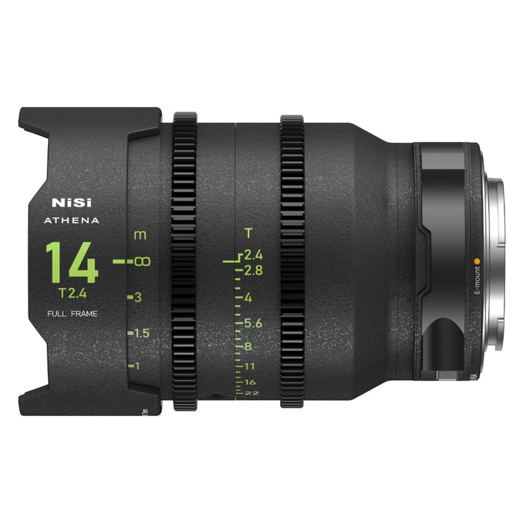 NiSi ATHENA Prime Full Frame Cinema Lens Master Kit with 8 Lenses (14mm, 18mm, 25mm, 35mm, 40mm, 50mm, 85mm, 135mm)