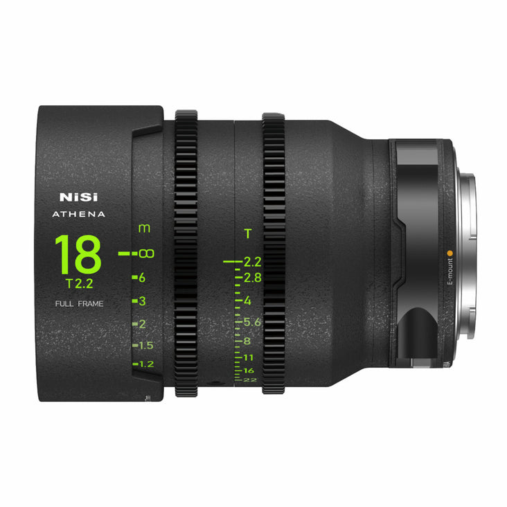 NiSi ATHENA Prime Full Frame Cinema Lens Master Kit with 8 Lenses (14mm, 18mm, 25mm, 35mm, 40mm, 50mm, 85mm, 135mm)