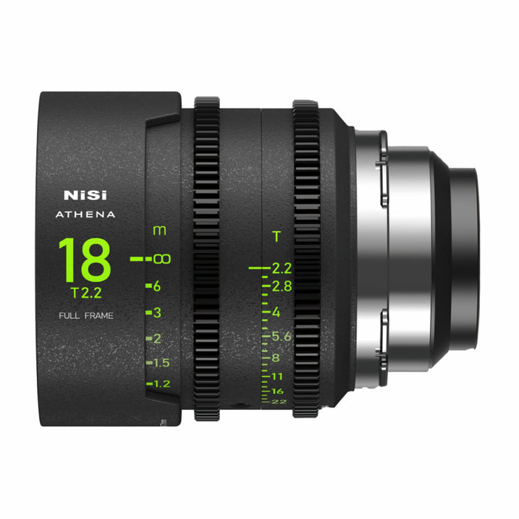 NiSi ATHENA Prime Full Frame Cinema Lens Master Kit with 8 Lenses (14mm, 18mm, 25mm, 35mm, 40mm, 50mm, 85mm, 135mm)