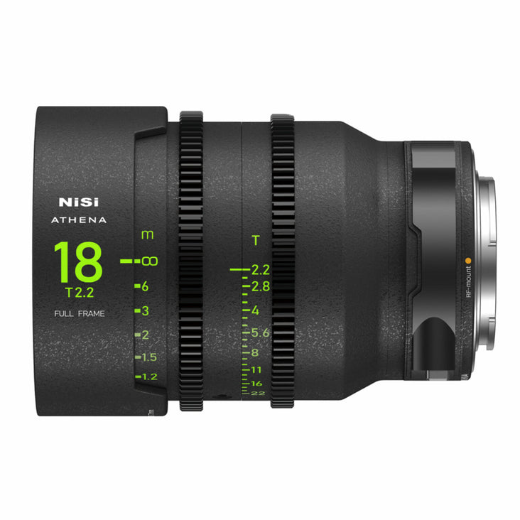 NiSi ATHENA Prime Full Frame Cinema Lens Master Kit with 8 Lenses (14mm, 18mm, 25mm, 35mm, 40mm, 50mm, 85mm, 135mm)