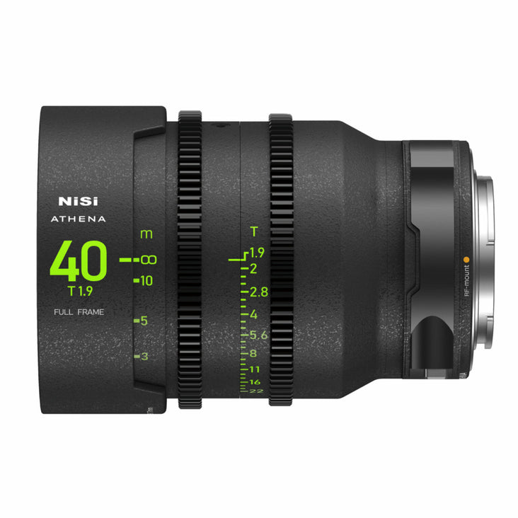 NiSi ATHENA Prime Full Frame Cinema Lens Master Kit with 8 Lenses (14mm, 18mm, 25mm, 35mm, 40mm, 50mm, 85mm, 135mm)
