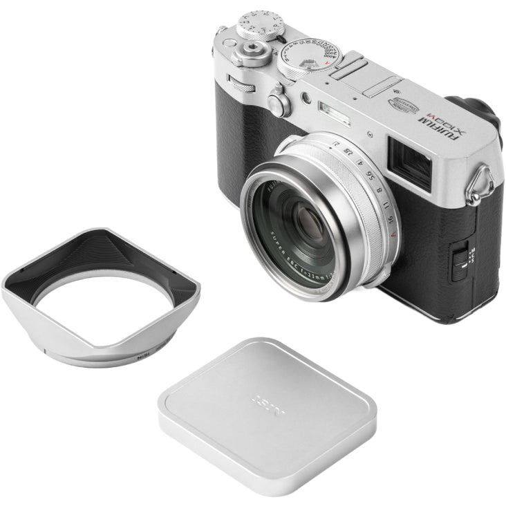 NiSi JetMag Pro Lens Hood Kit for Fujifilm X100 Series (Silver)