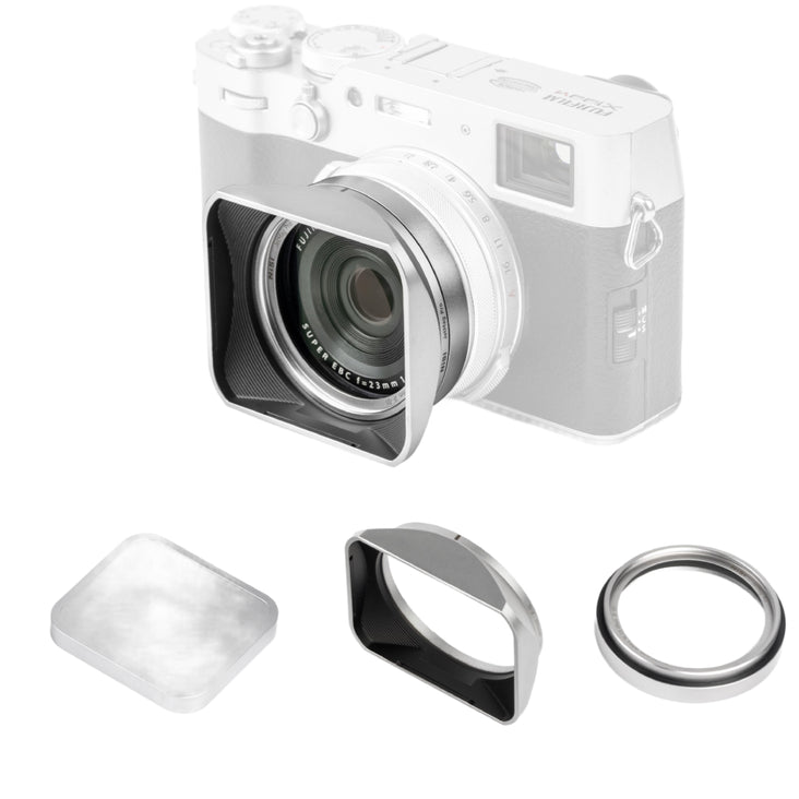 NiSi JetMag Pro Lens Hood Kit for Fujifilm X100 Series (Silver)