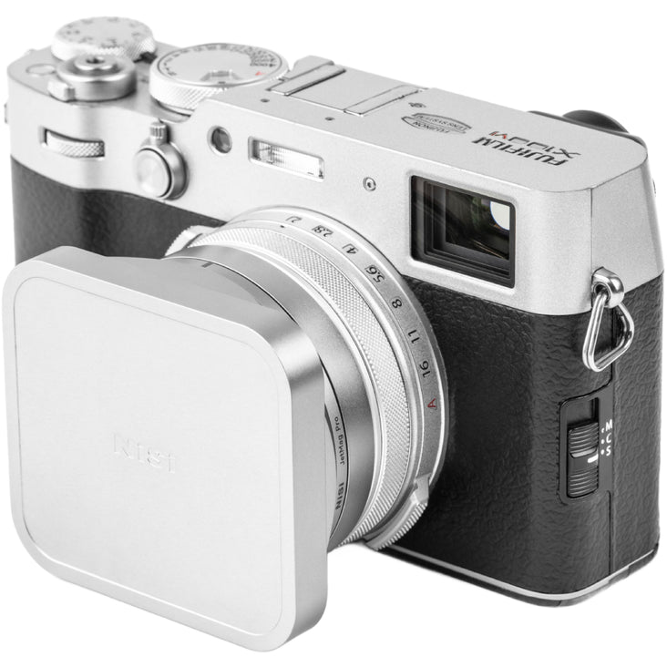 NiSi JetMag Pro Lens Hood Kit for Fujifilm X100 Series (Silver)