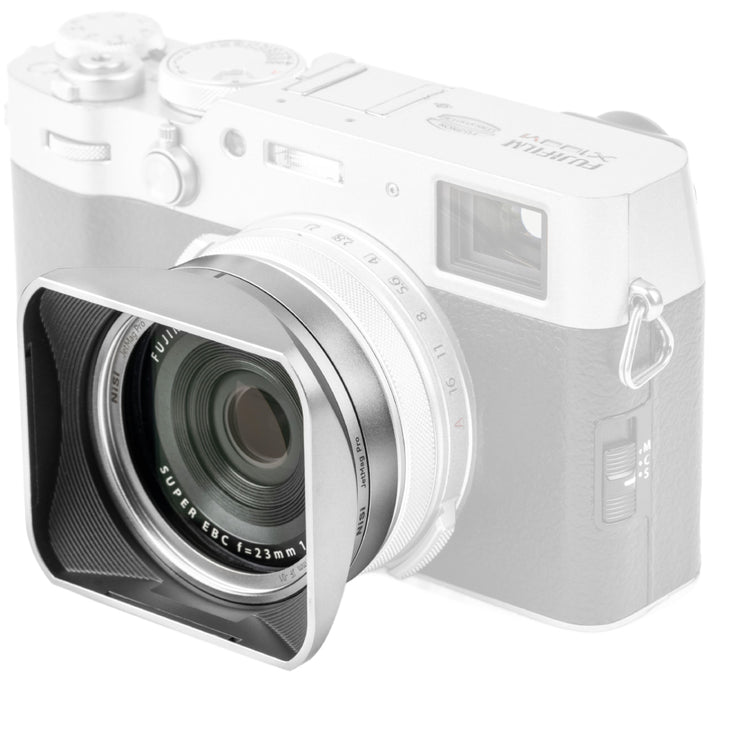 NiSi JetMag Pro Lens Hood Kit for Fujifilm X100 Series (Silver)