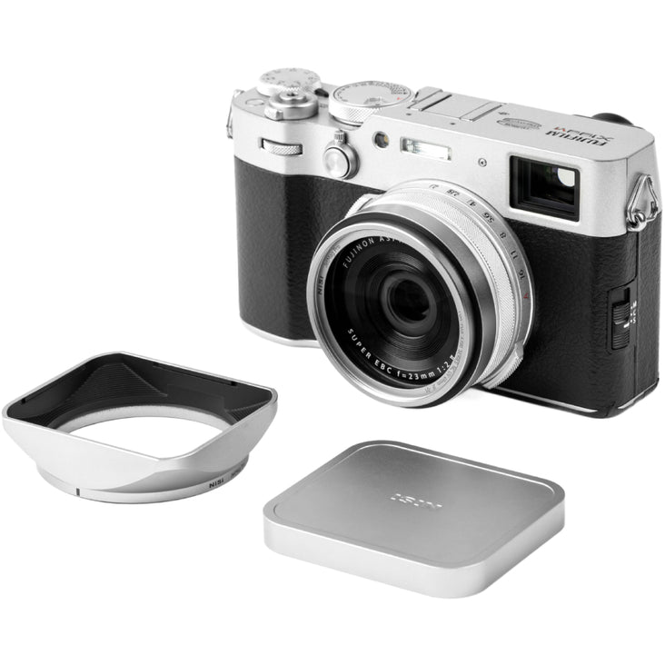 NiSi JetMag Pro Lens Hood Kit for Fujifilm X100 Series (Silver)
